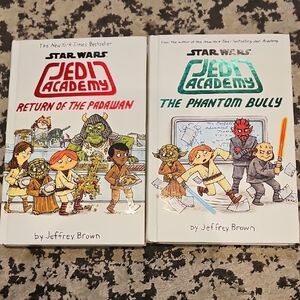 EUC Star Wars Jedi Academy Book Set